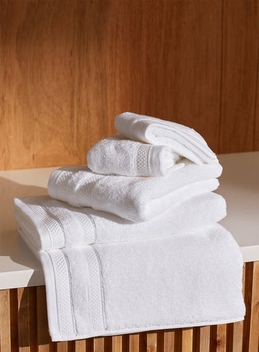 Cotton and modal towels